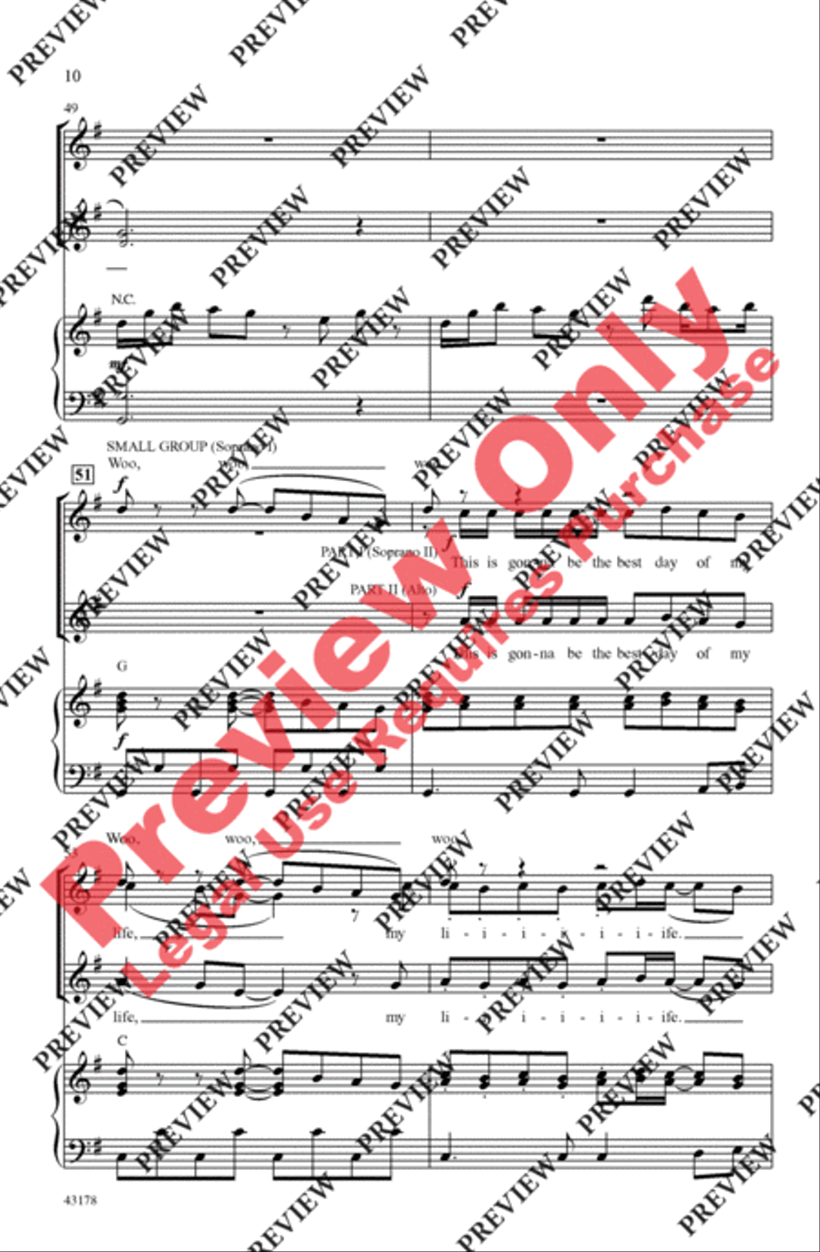 Best Day of My Life Best Day of My Life 2-Part scores gallery preview page 10
