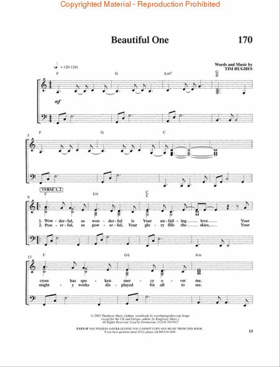 More Songs for Praise & Worship 4 - Singalong Book (Piano/Guitar/Vocal) Piano, Vocal, Guitar scores gallery preview page 3