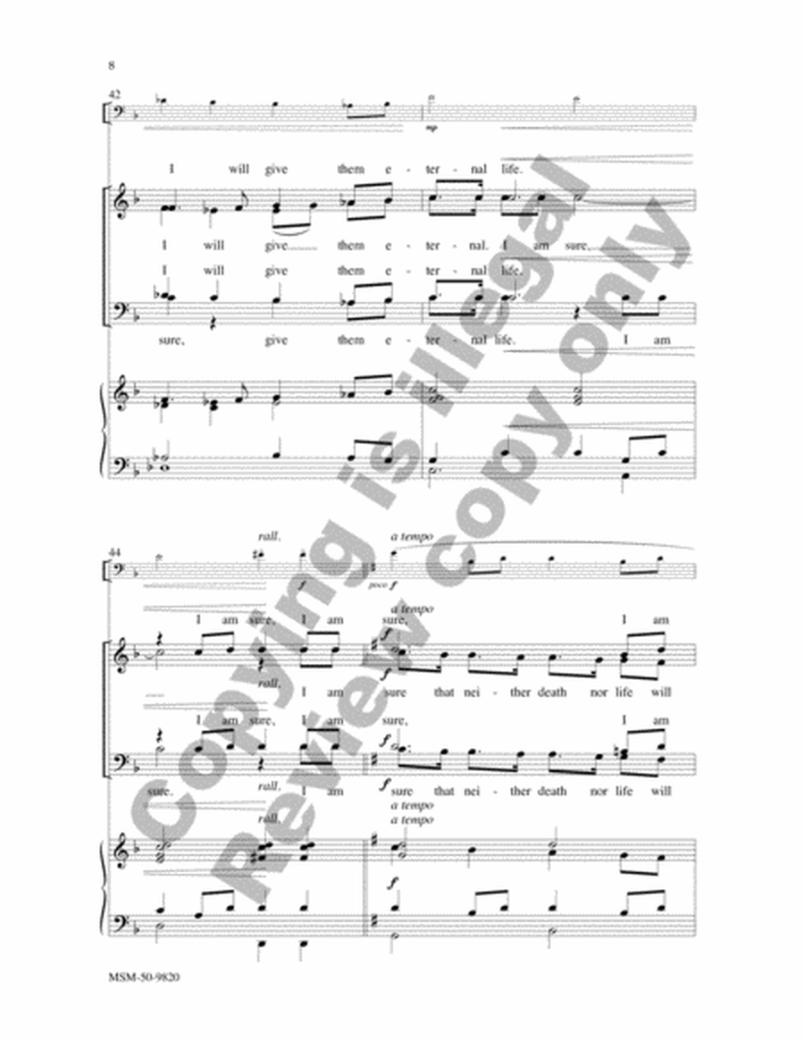 Neither Death nor Life (Choral Score) image number null