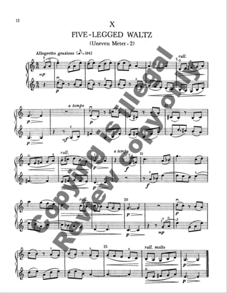 Ten Easy Violin Duets Ten Easy Violin Duets String Duet scores gallery preview page 12
