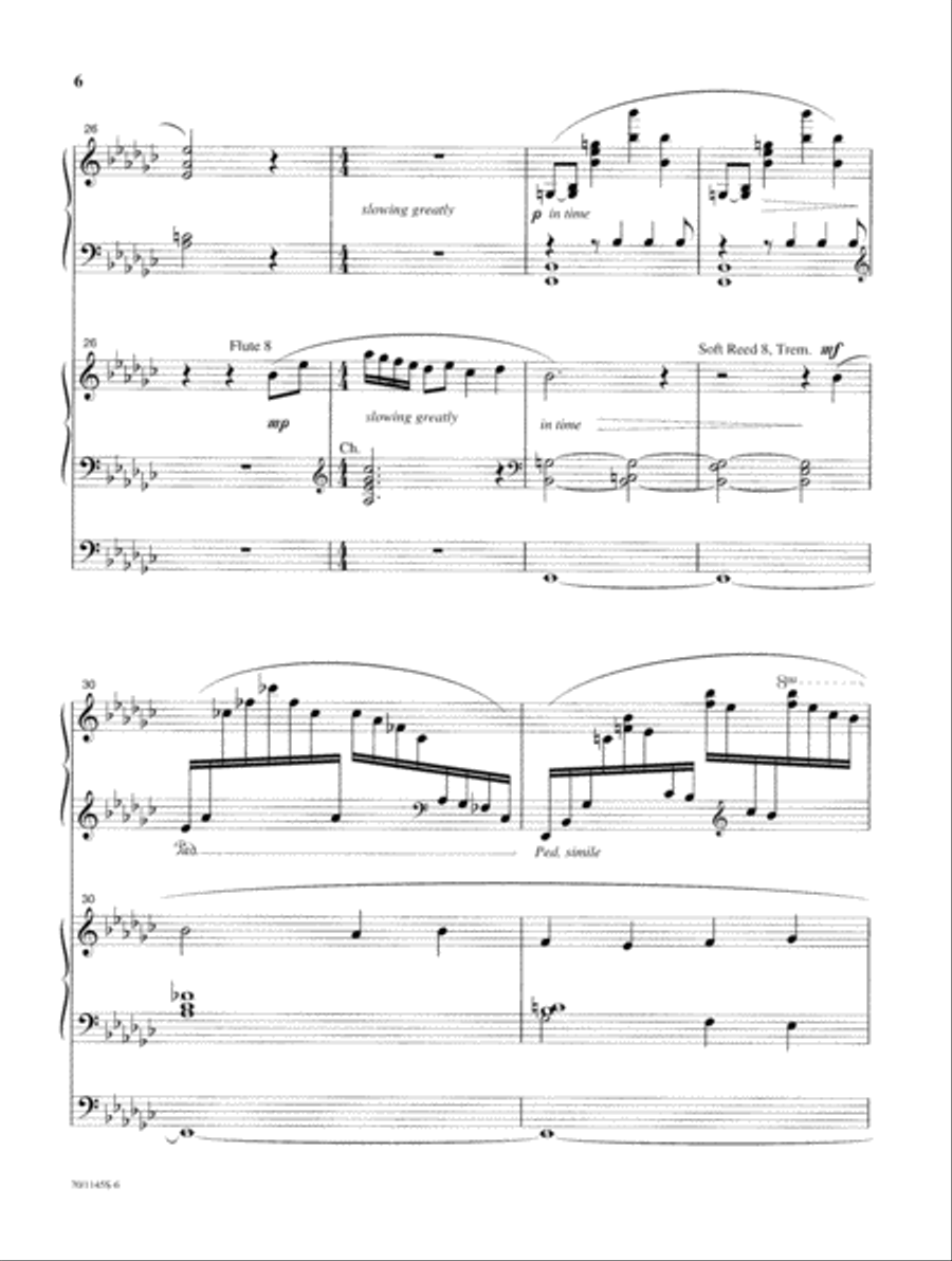 Prelude and Jubilee Organ scores gallery preview page 6