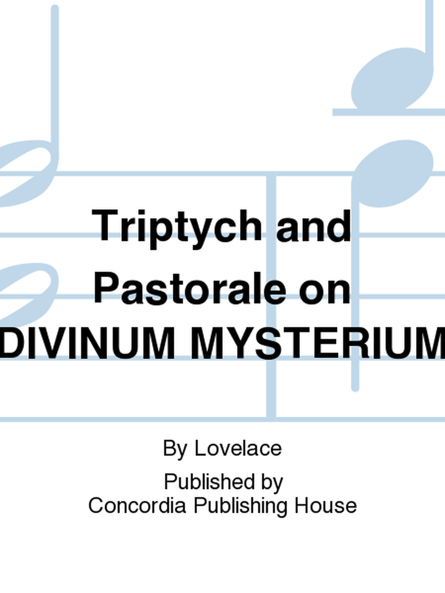 Triptych and Pastorale on DIVINUM MYSTERIUM image number null