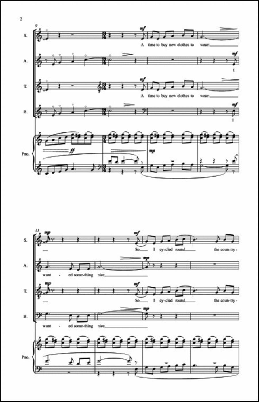 The Playful Rainbow (complete) SSA scores gallery preview page 4