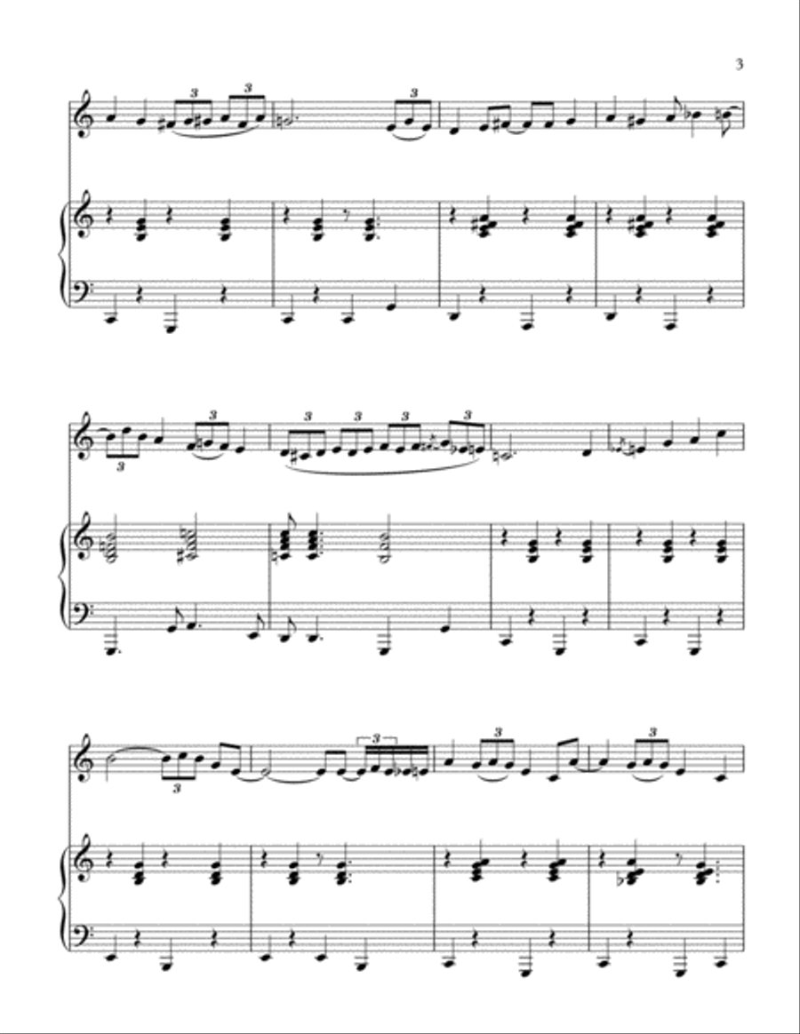 I Saw Mommy Kissing Santa Claus Woodwind Duet scores gallery preview page 4