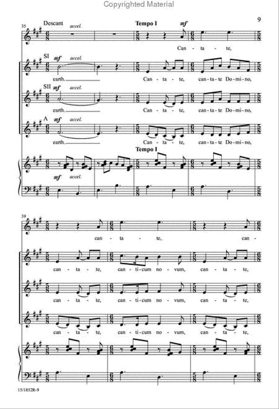 Cantate Cantate SSA scores gallery preview page 8