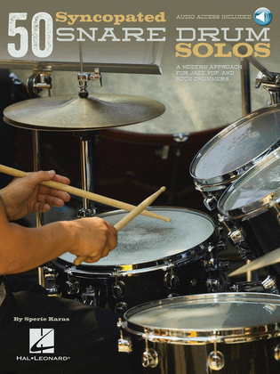 Book cover for 50 Syncopated Snare Drum Solos
