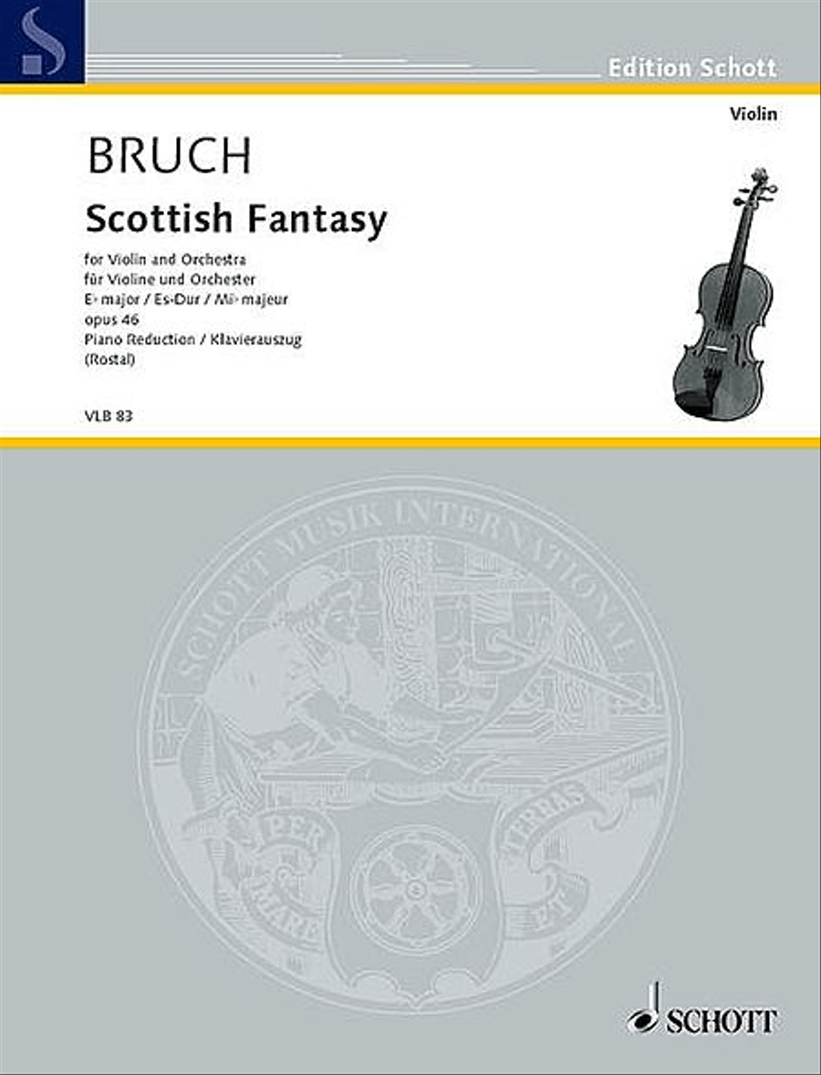Scottish Fantasy in E Major, Op. 46 Violin Solo scores gallery preview page 1