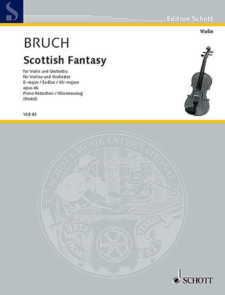 Book cover for Scottish Fantasy in E Major, Op. 46
