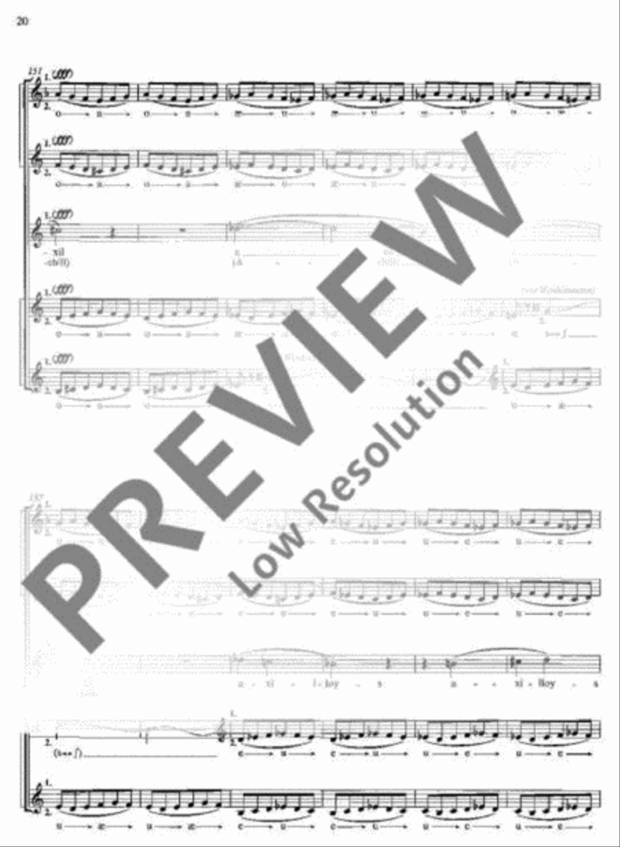 Amazones Women's Choir scores gallery preview page 20