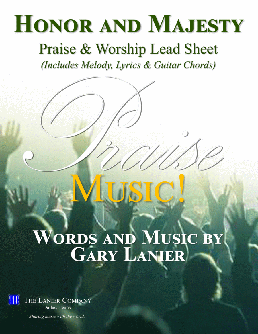 HONOR AND MAJESTY, Praise & Worship Lead Sheet (Includes Melody, Lyrics & Chords) image number null