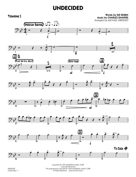 Undecided - Trombone 2