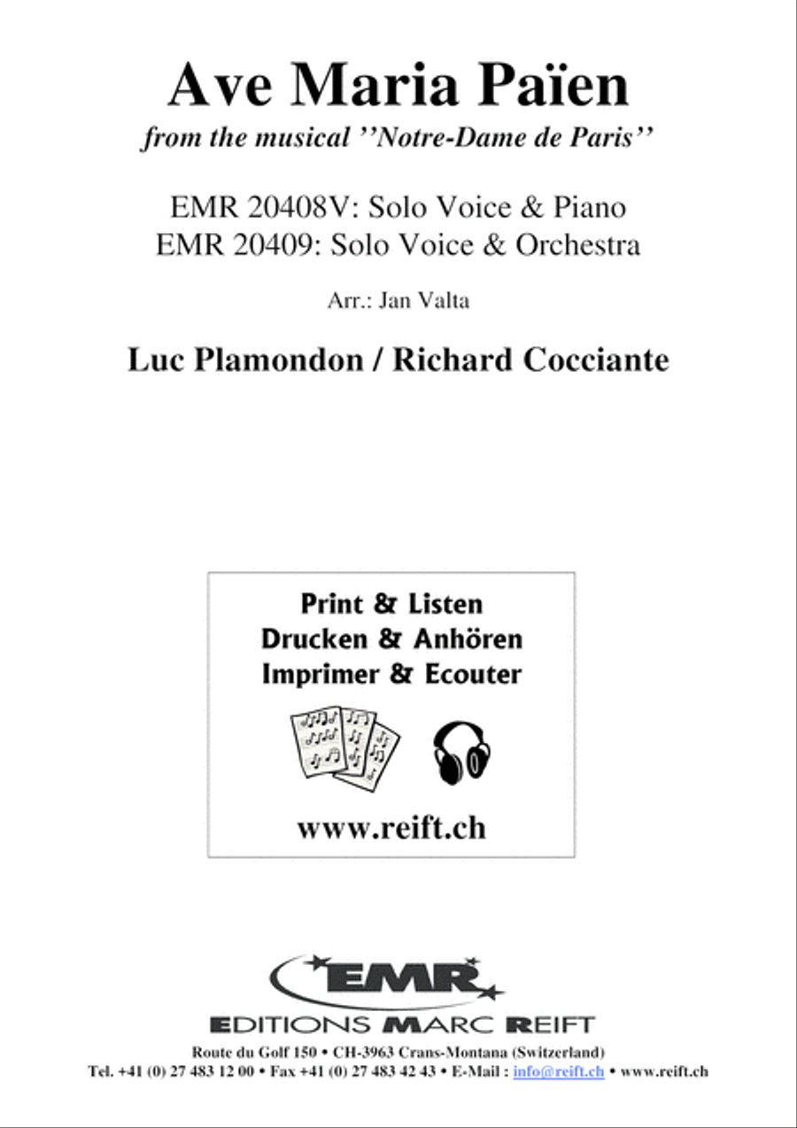 Ave Maria Ave Maria Voice scores gallery preview page 2