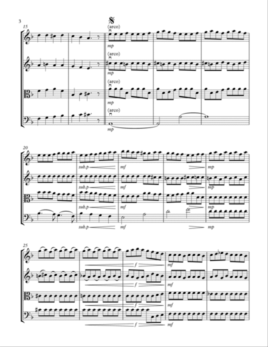 The Juggler The Juggler String Quartet scores gallery preview page 4
