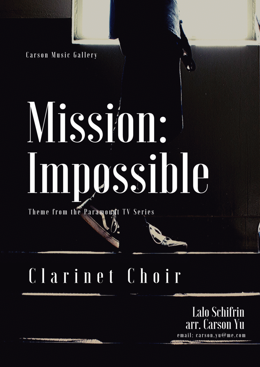 Mission: Impossible Theme from the Paramount Television Series MISSION: IMPOSSIBLE Small Ensemble scores gallery preview page 1