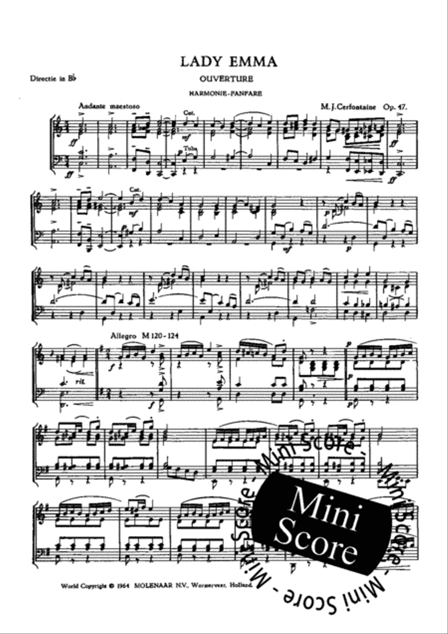 Lady Emma Fanfare Band scores gallery preview page 3