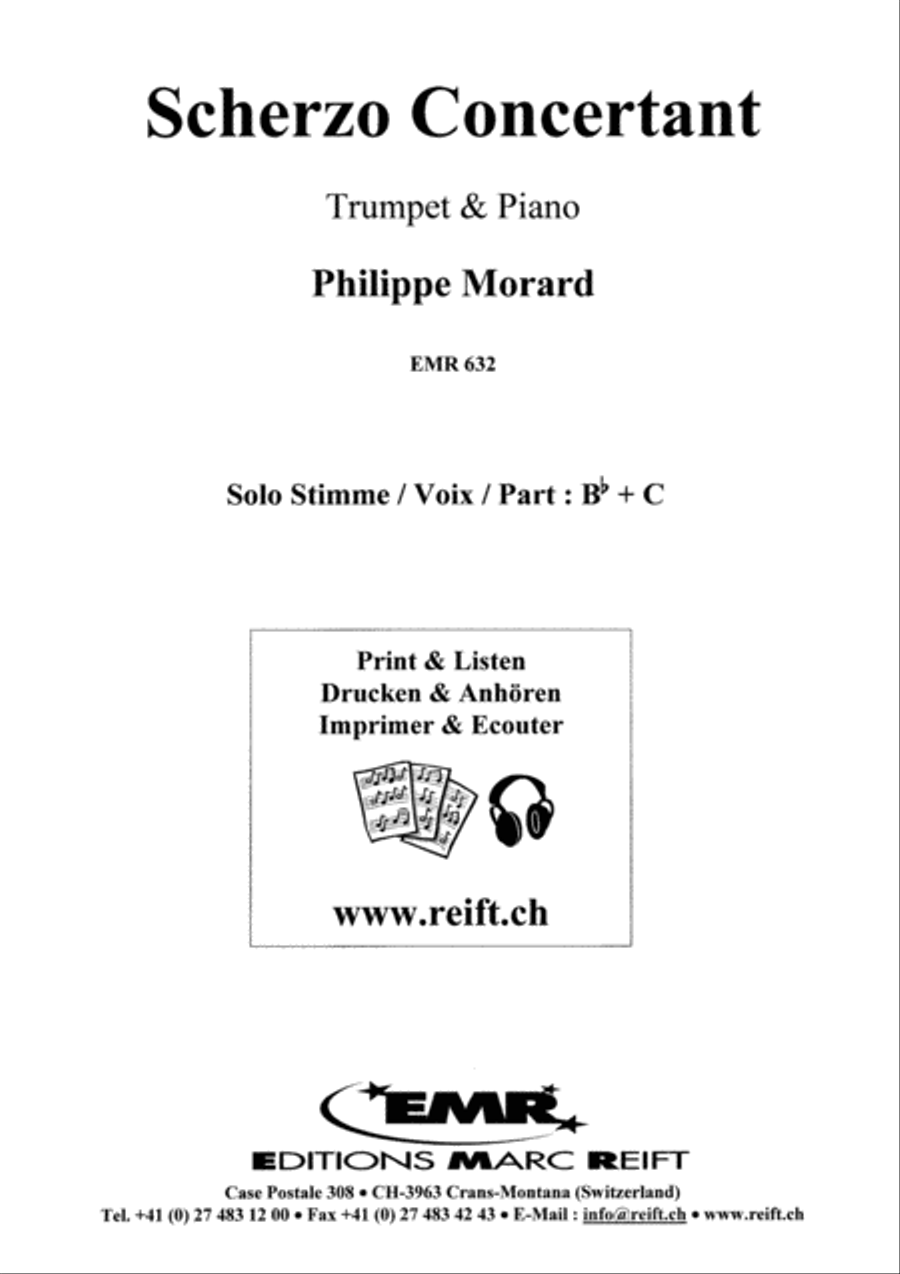Scherzo Concertant Trumpet Solo scores gallery preview page 2