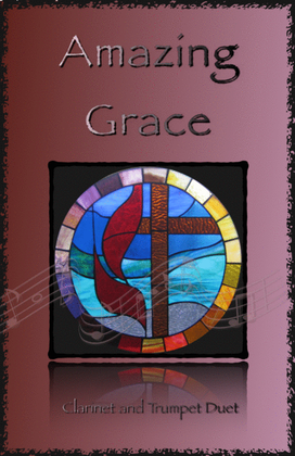 Book cover for Amazing Grace, Gospel style for Clarinet and Trumpet Duet