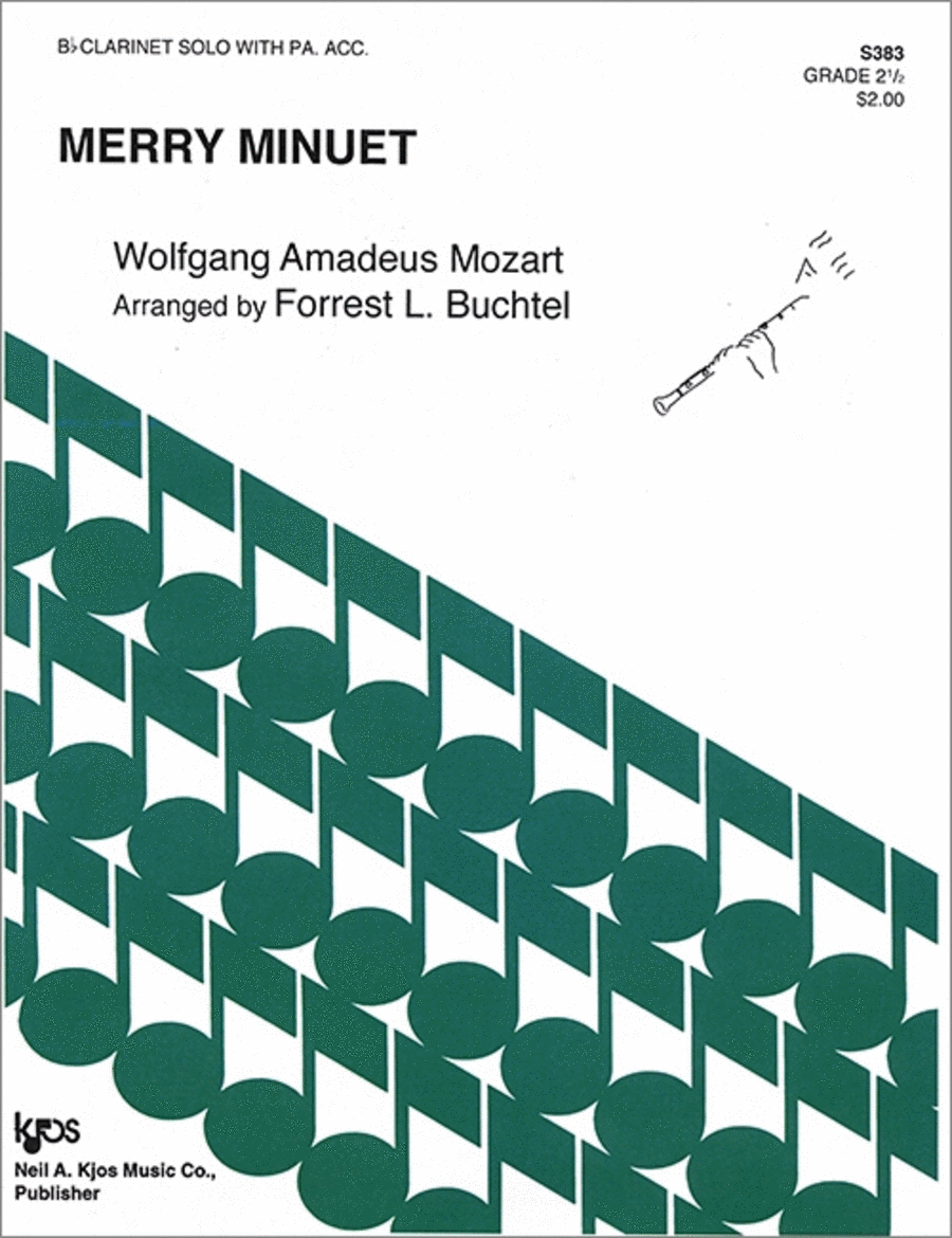 Merry Minuet Merry Minuet Clarinet Solo scores gallery preview page 1