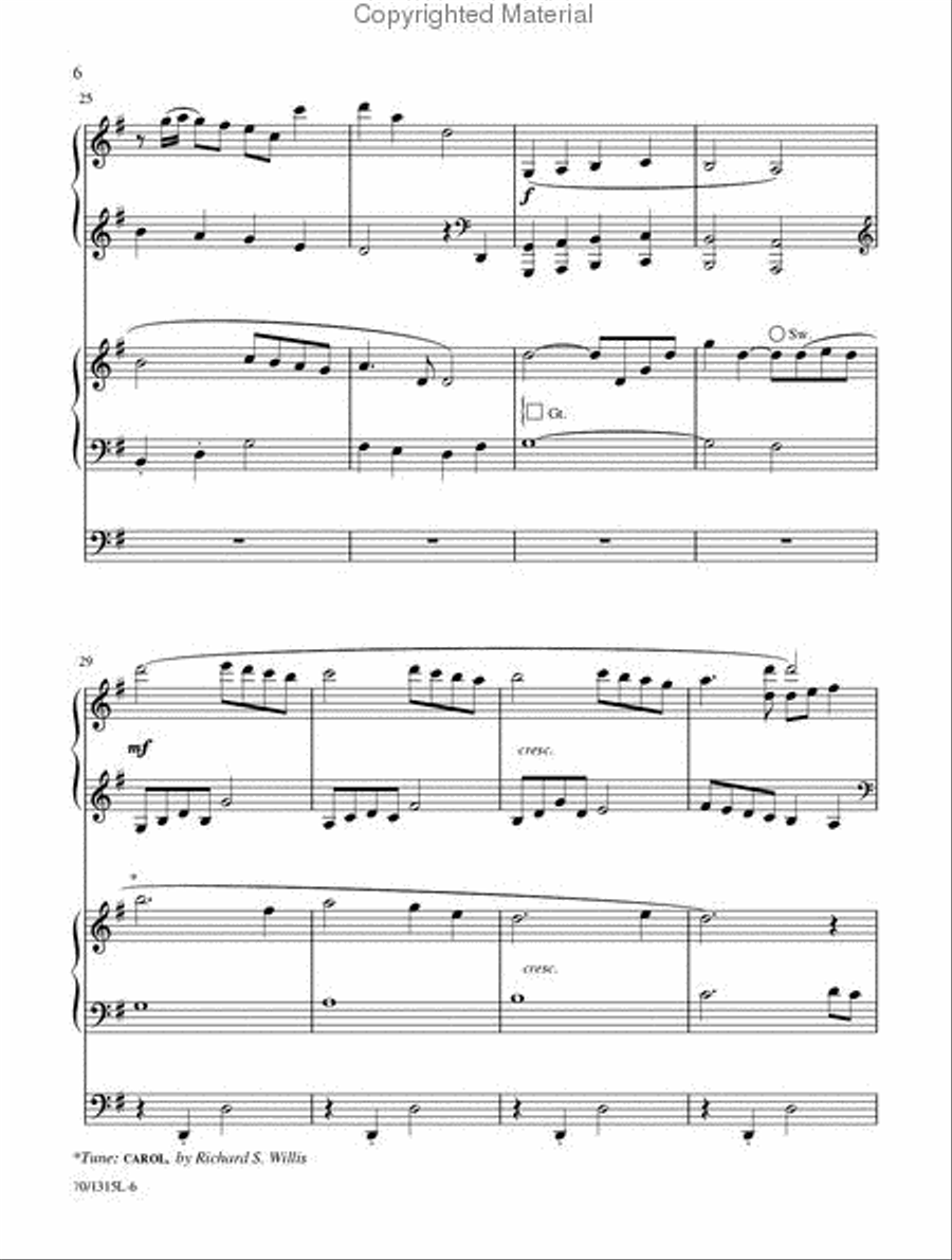 A Christmas Tapestry A Christmas Tapestry Organ scores gallery preview page 5