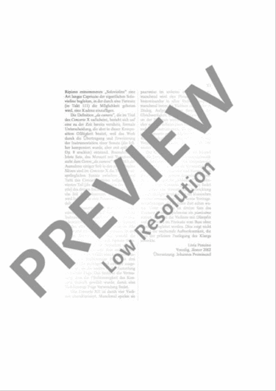 6 Concerti Basso Continuo scores gallery preview page 12