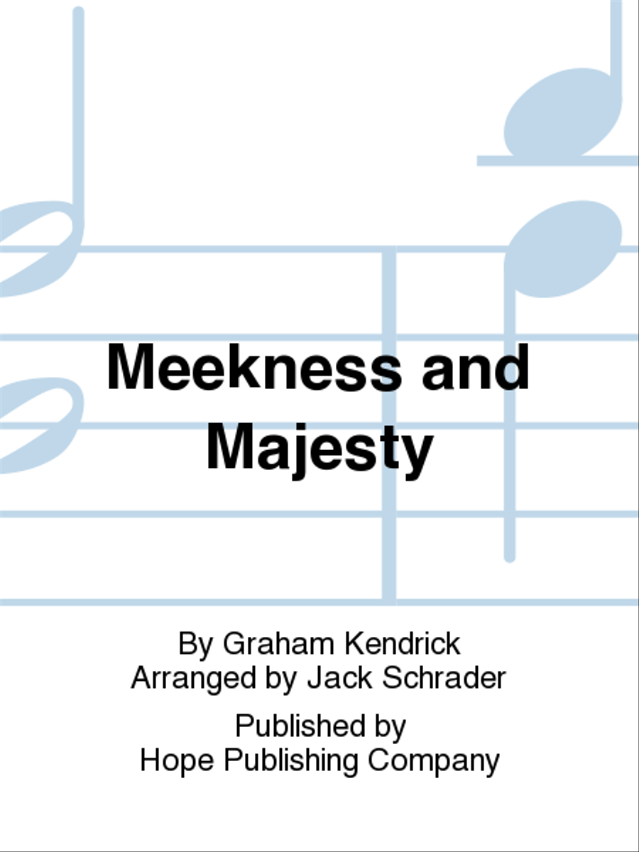 Meekness and Majesty 4-Part scores gallery preview page 1