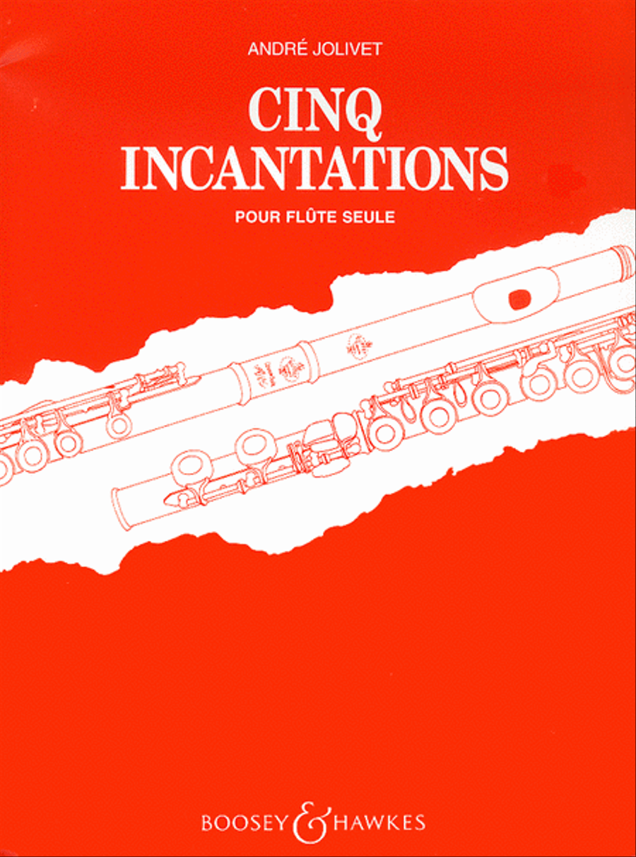 Cinq Incantations Flute Solo scores gallery preview page 1