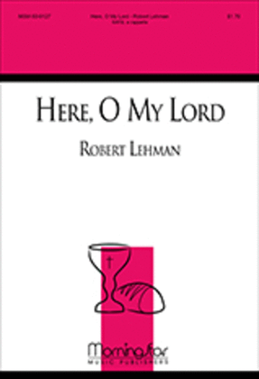 Book cover for Here, O My Lord