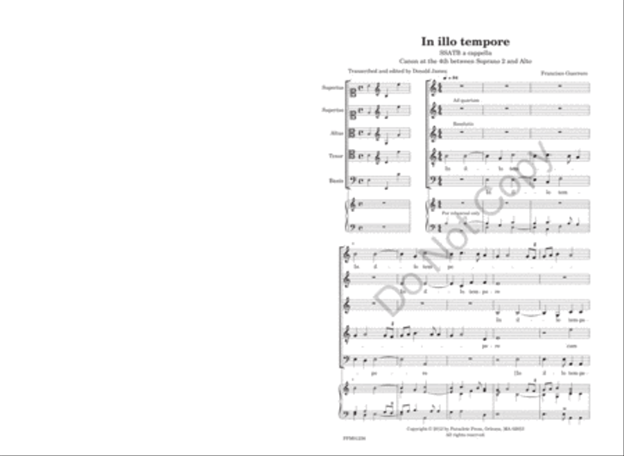 In Illo Tempore In Illo Tempore SSATB scores gallery preview page 6