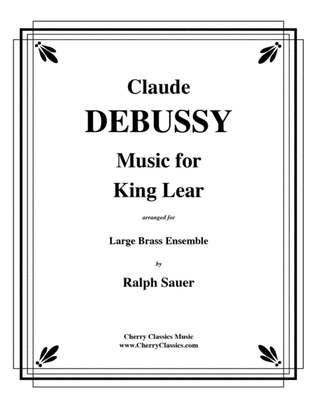 Book cover for Music for King Lear for Large Brass Ensemble