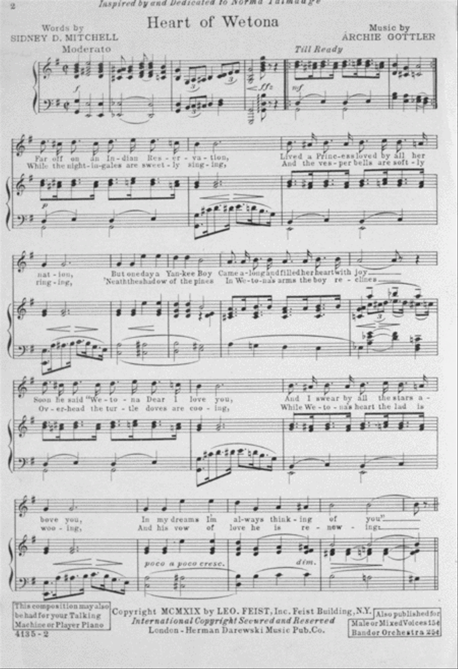 Heart of Wetona Voice scores gallery preview page 2