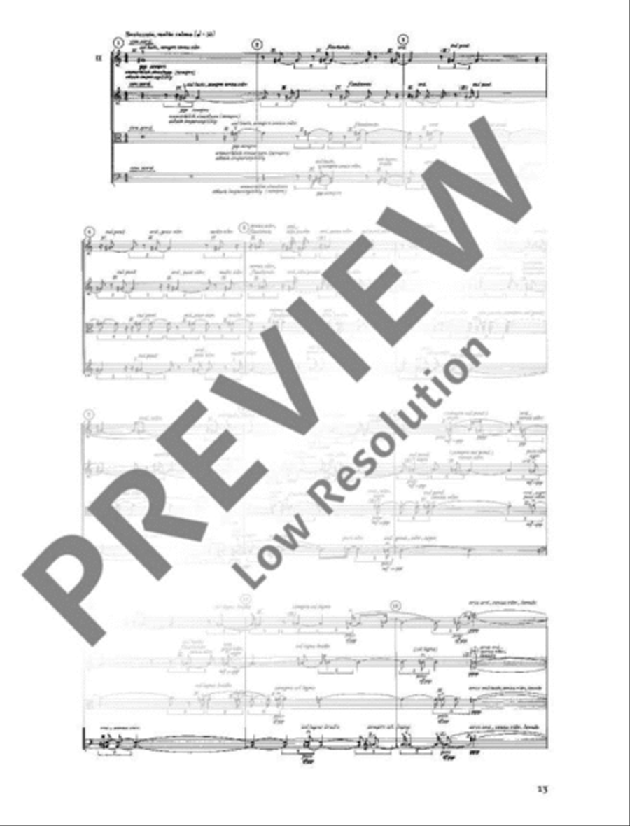 String quartet No. 2 String Quartet scores gallery preview page 14