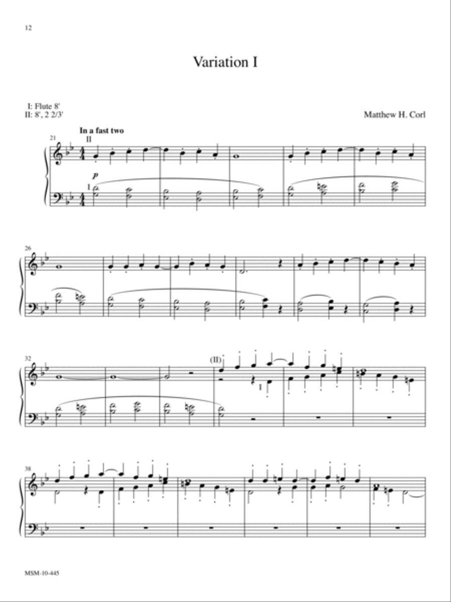 Christ Is Alive! Five Organ Solos for Easter Organ scores gallery preview page 7