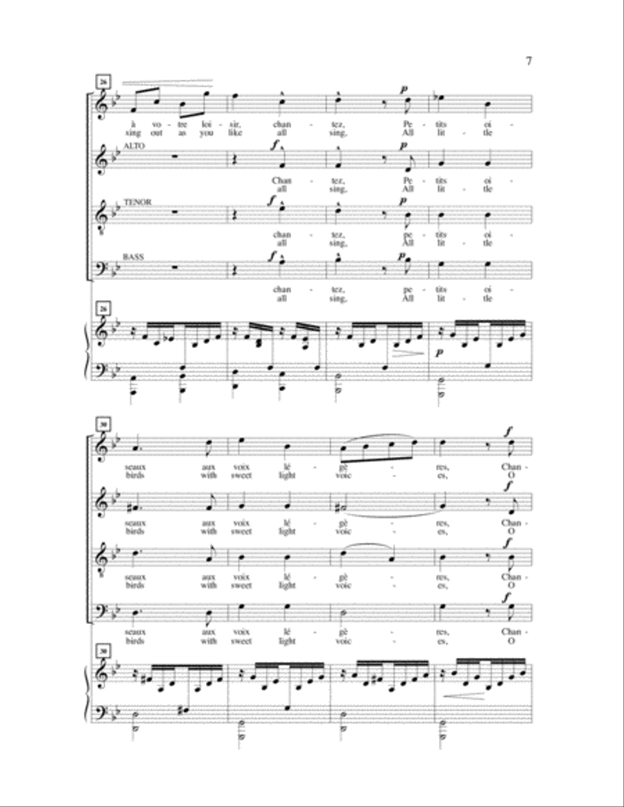 Chantez! 4-Part scores gallery preview page 4
