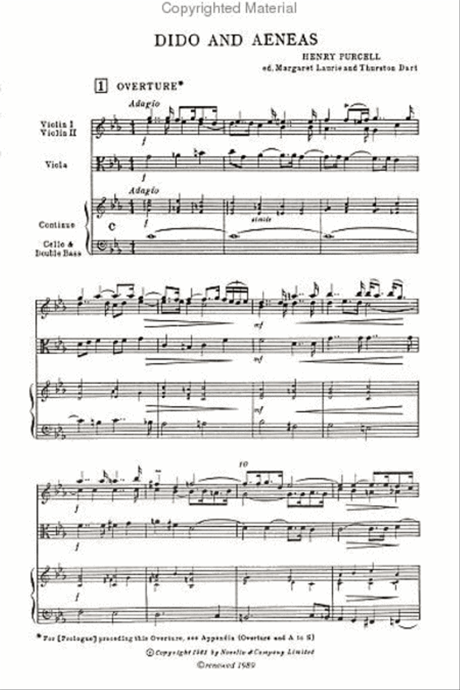 Dido and Aeneas Voice scores gallery preview page 3