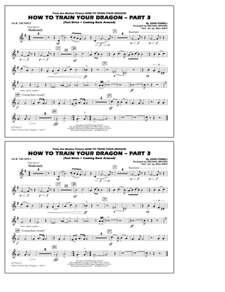 How To Train Your Dragon Part 3 - 3rd Bb Trumpet