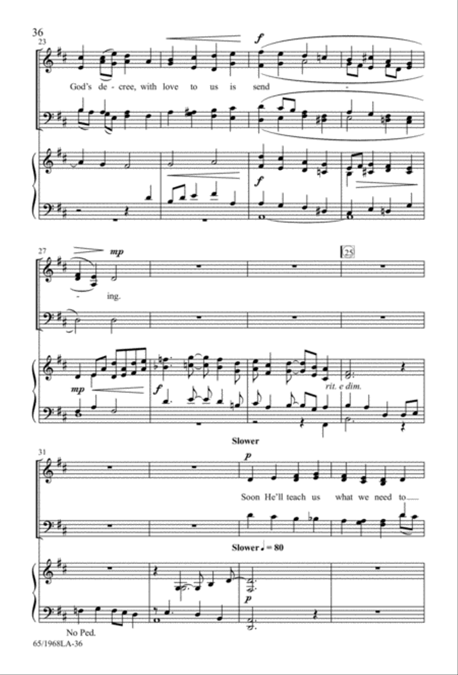 The Word Made Flesh 4-Part scores gallery preview page 38