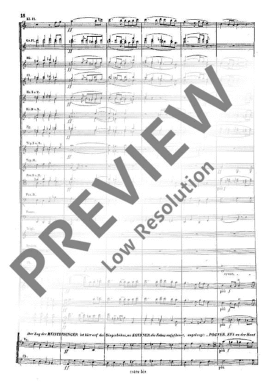 The Meistersingers Orchestra scores gallery preview page 21