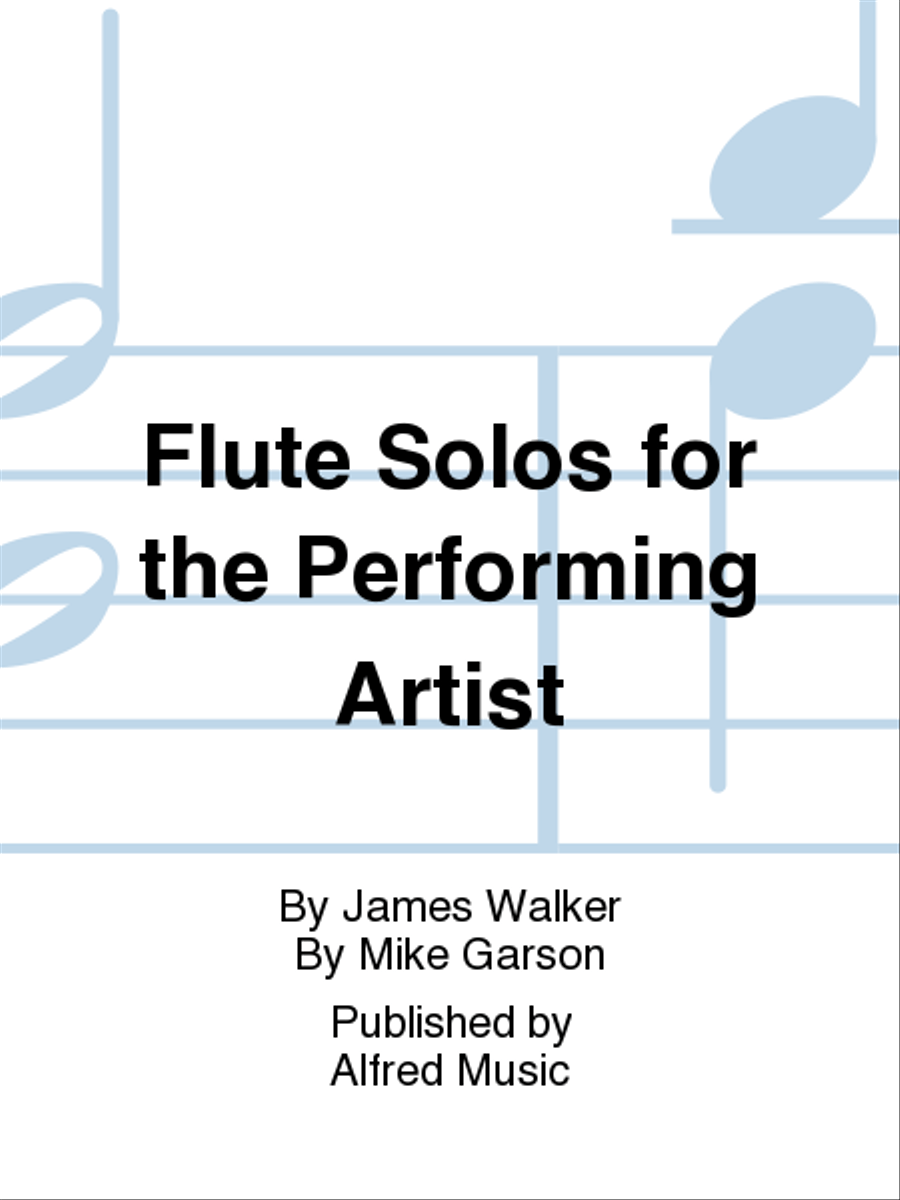 Flute Solos for the Performing Artist Flute Solo scores gallery preview page 1