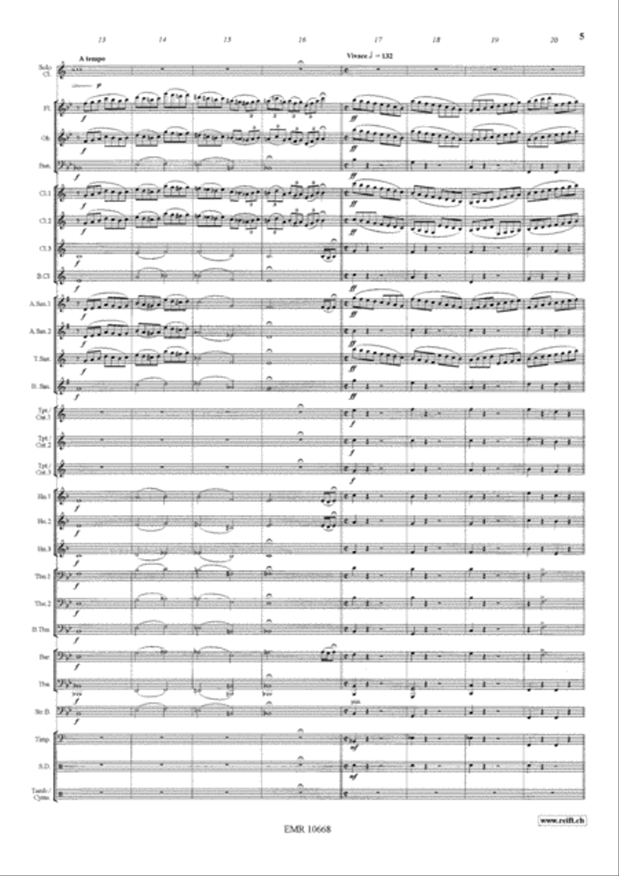 Concertino Concertino Concert Band scores gallery preview page 6