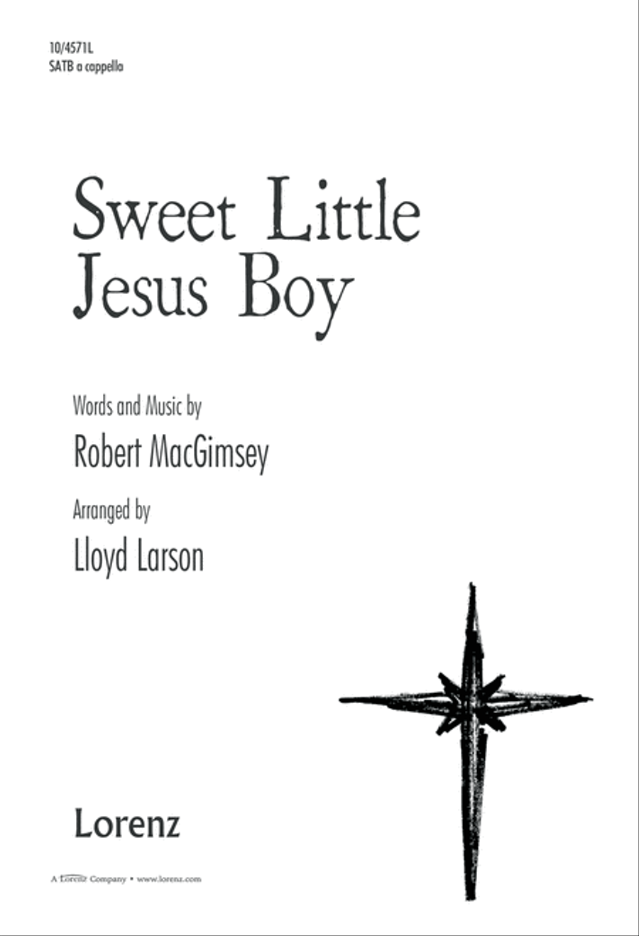 Sweet Little Jesus Boy 4-Part scores gallery preview page 2