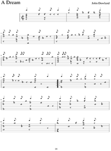 Renaissance Lute Repertoire - Lute Tablature Edition