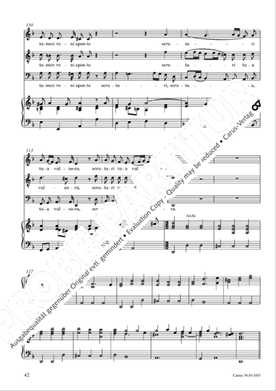 Membra Jesu nostri SSATB scores gallery preview page 43