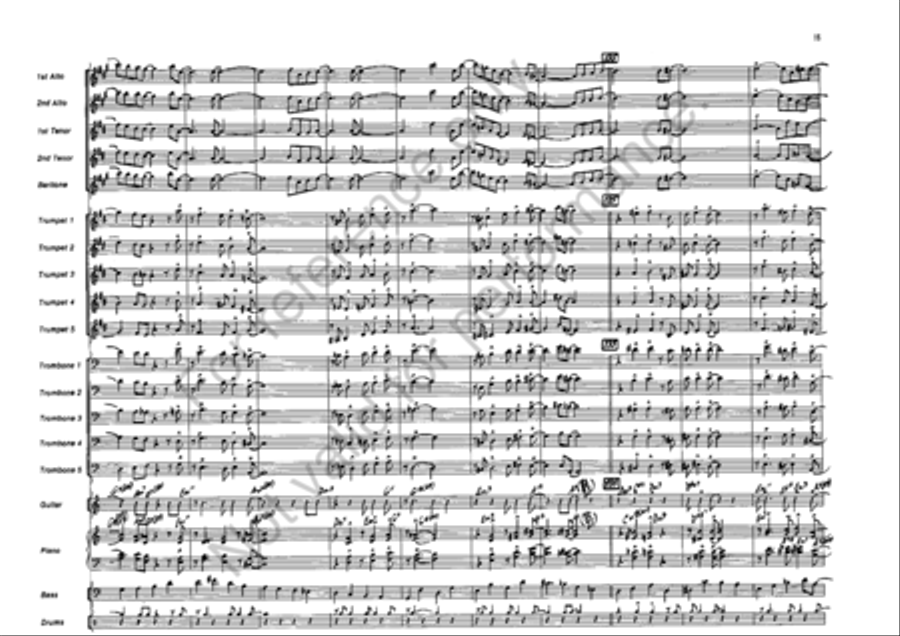 Conversation Piece Jazz Ensemble scores gallery preview page 15