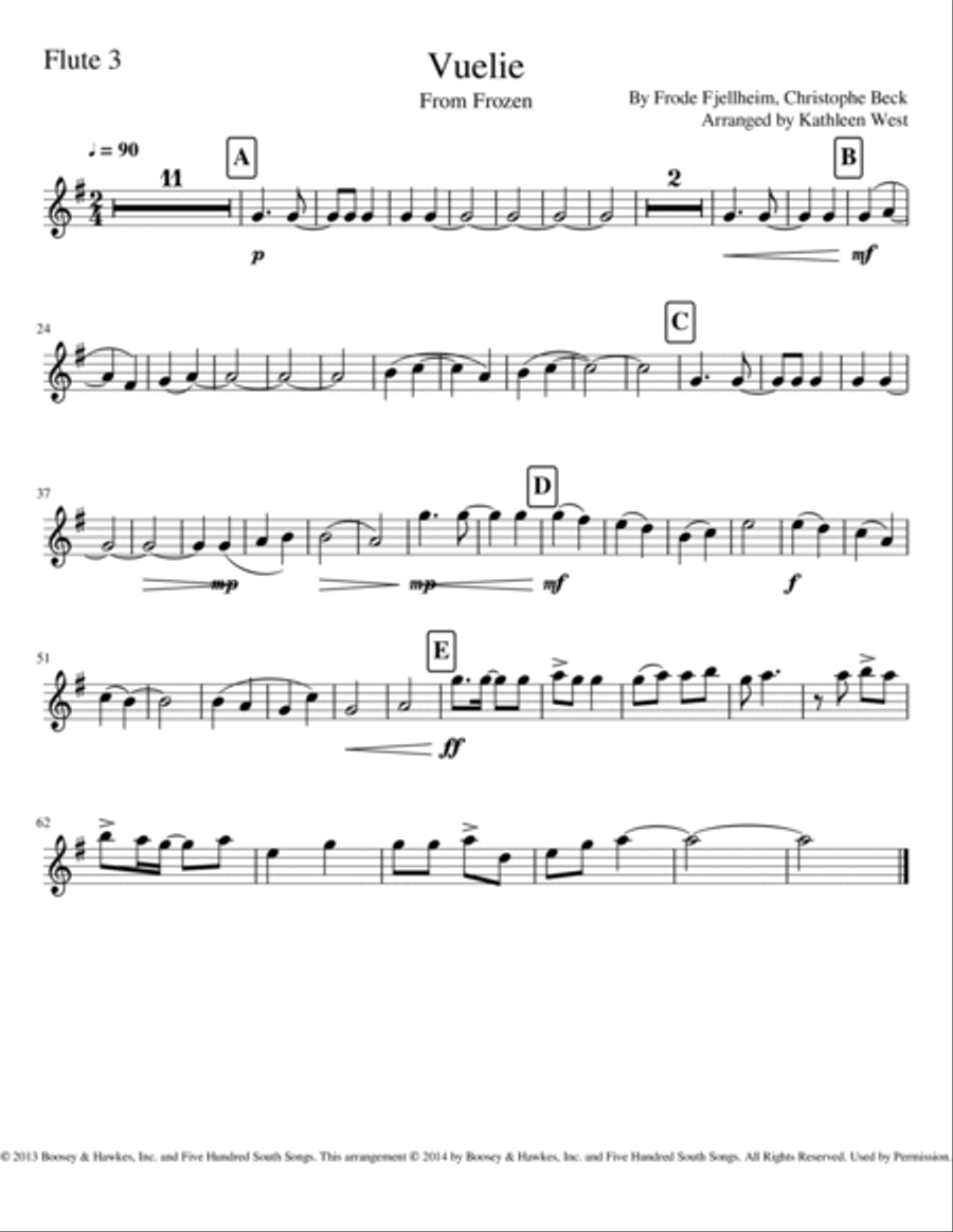 Vuelie Woodwind Ensemble scores gallery preview page 5