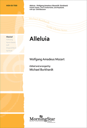 Book cover for Alleluia (Choral Score)
