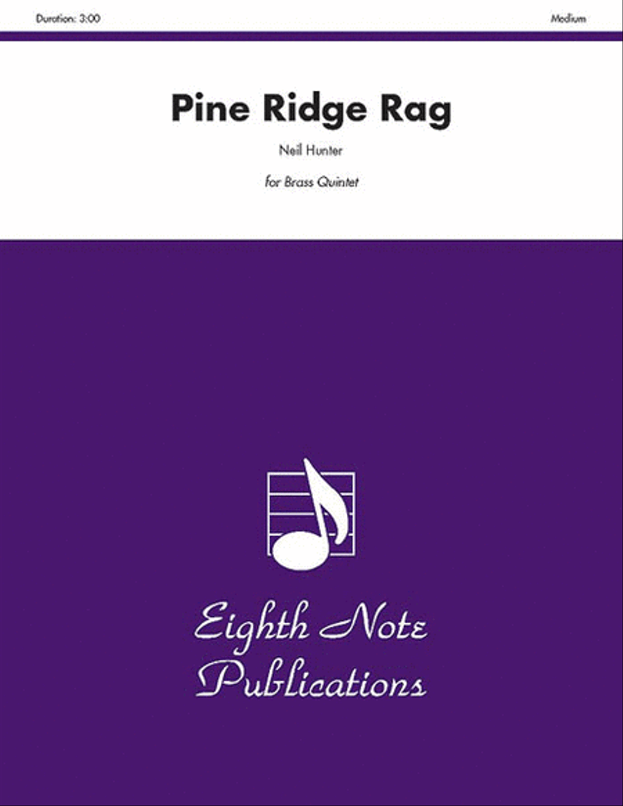Pine Ridge Rag Brass Quintet scores gallery preview page 1