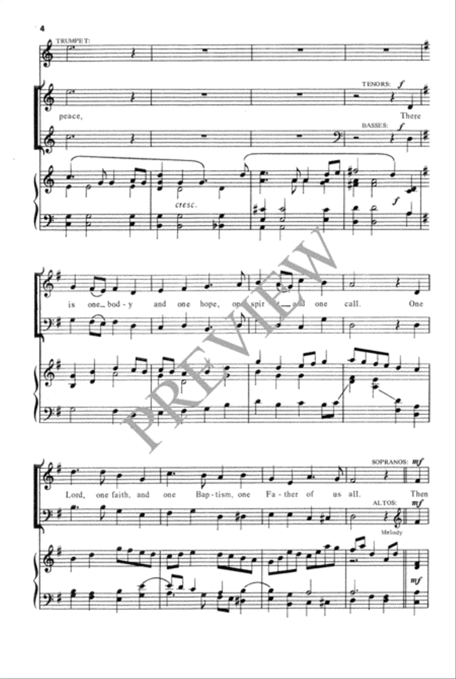 Awake, Arise, Go Forth in Faith 4-Part scores gallery preview page 5