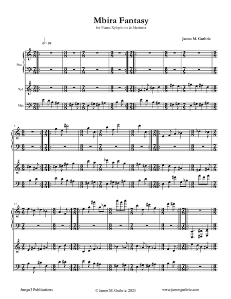 Guthrie: Mbira Fantasy - Score Only image number null