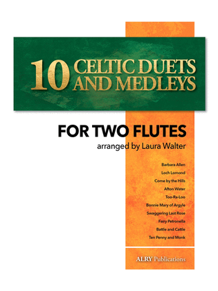 Book cover for 10 Celtic Duets and Medleys for Two Flutes