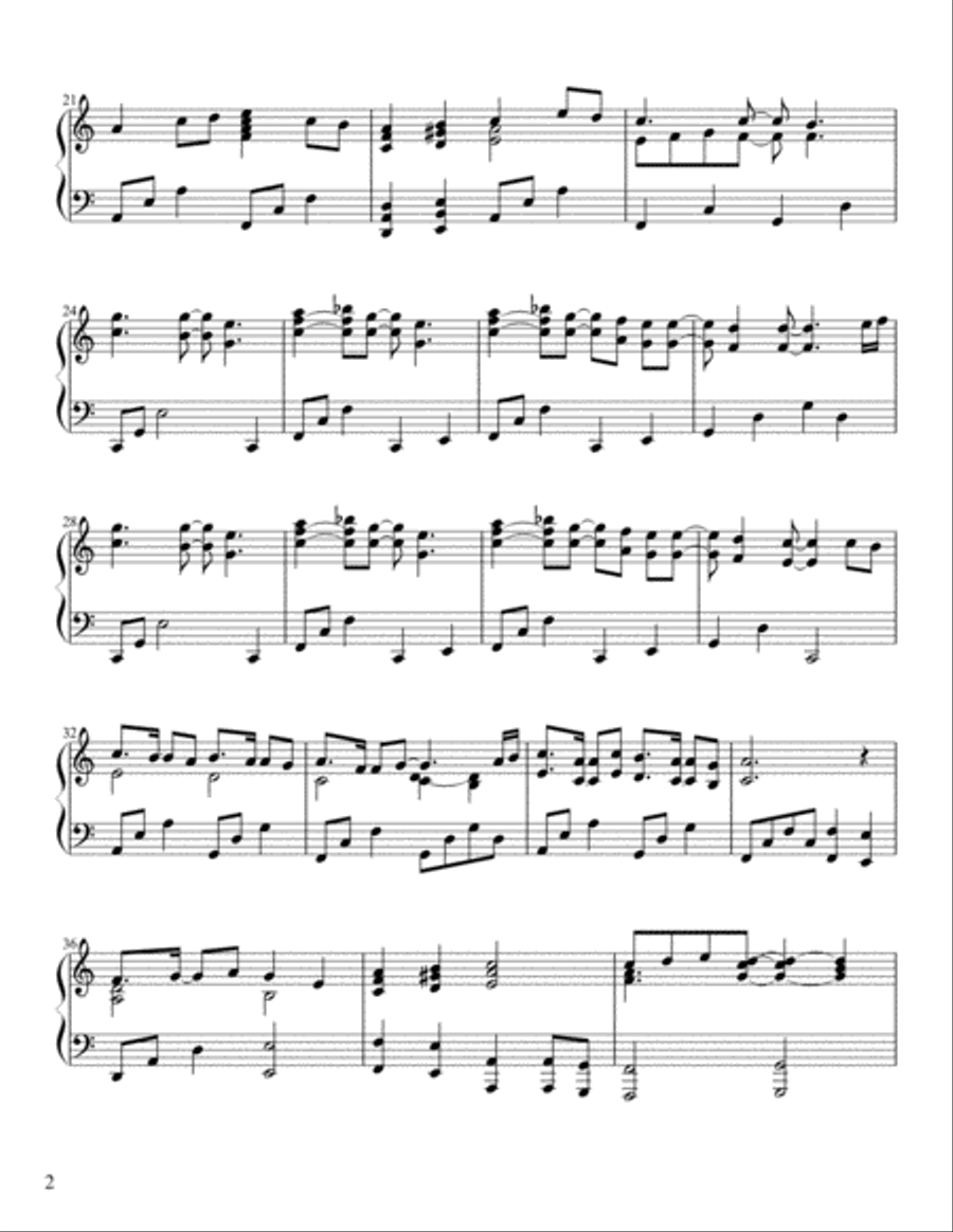 The Lost Composer Piano Solo scores gallery preview page 2